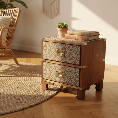 Beistelltisch Cube – Boho Wohnzimmer