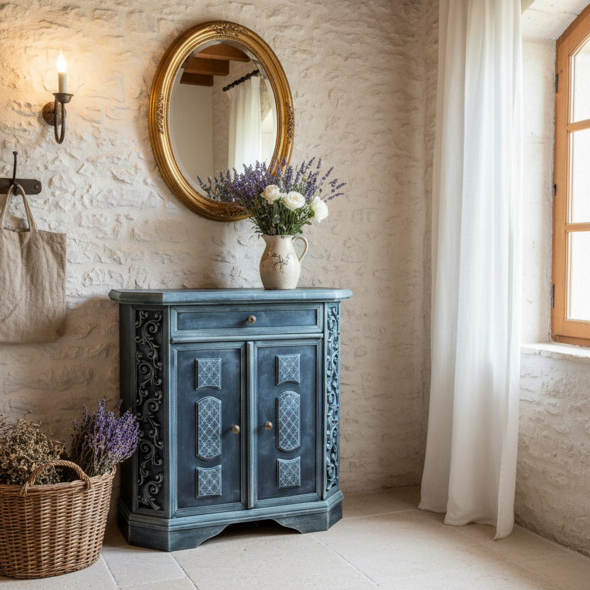 Dielenmöbel Olivia im Landhausstil