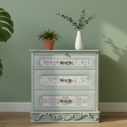 Nachttisch Emma – Botanical Green