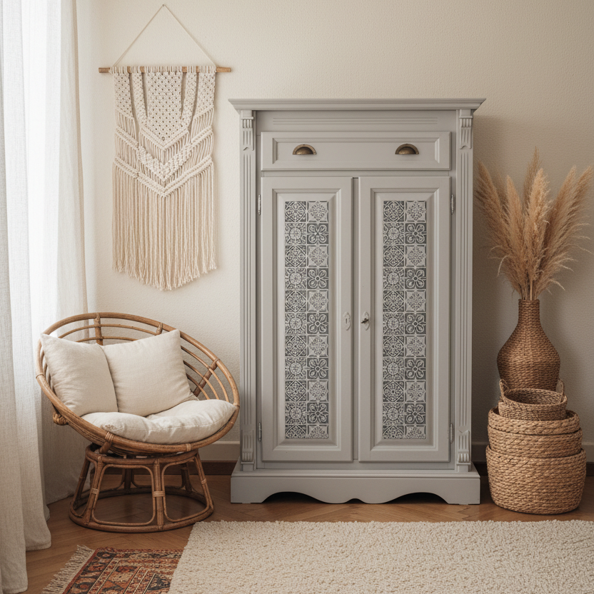 Schrank Helge – Boho Chic