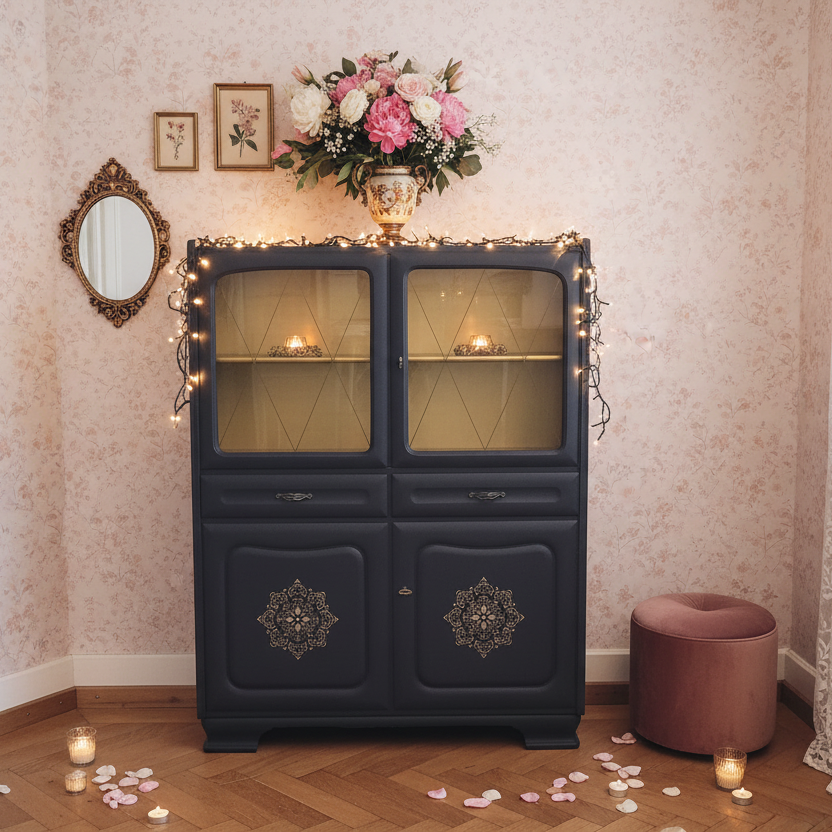 Vitrine Svea romantisch verspielt